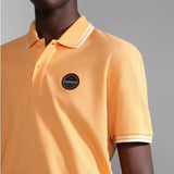 Napapijri E-MACAS SS ORANGE MOCK NP0A4H5ZA571 Polo Μπλούζα Πορτοκαλί S/S