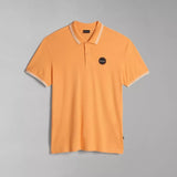 Napapijri E-MACAS SS ORANGE MOCK NP0A4H5ZA571 Polo Μπλούζα Πορτοκαλί S/S
