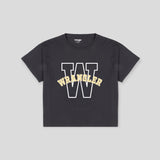Wrangler GRAPHIC TEE FADED BLACK  W7CEEEXV6 T-shirt Μαύρο  S/S