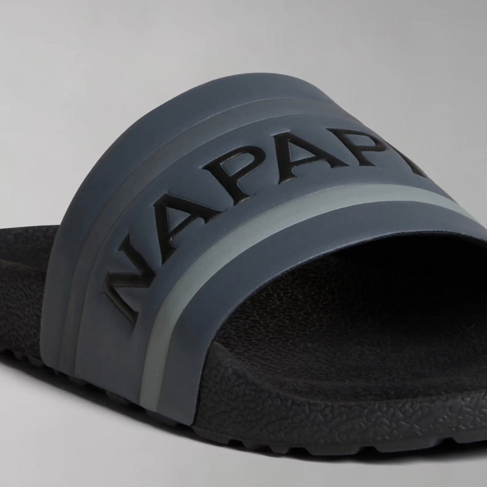 Napapijri S3 STREAMEAM01/SIN NP0AFTSNB41 Σαγιονάρες Γκρι S/S