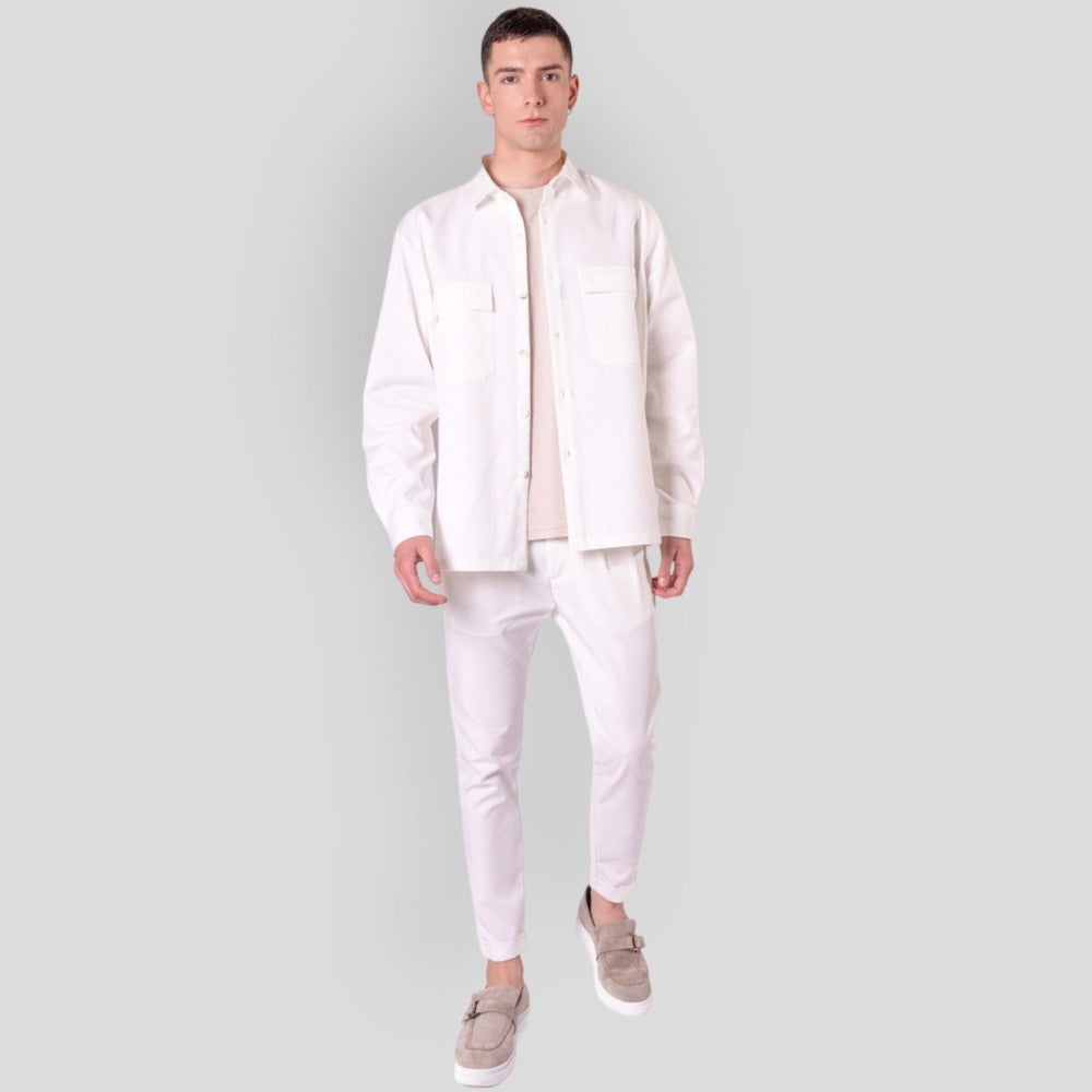Premium Royal Denim Sakai-5057/1/2 Πουκάμισο Λευκό S/S