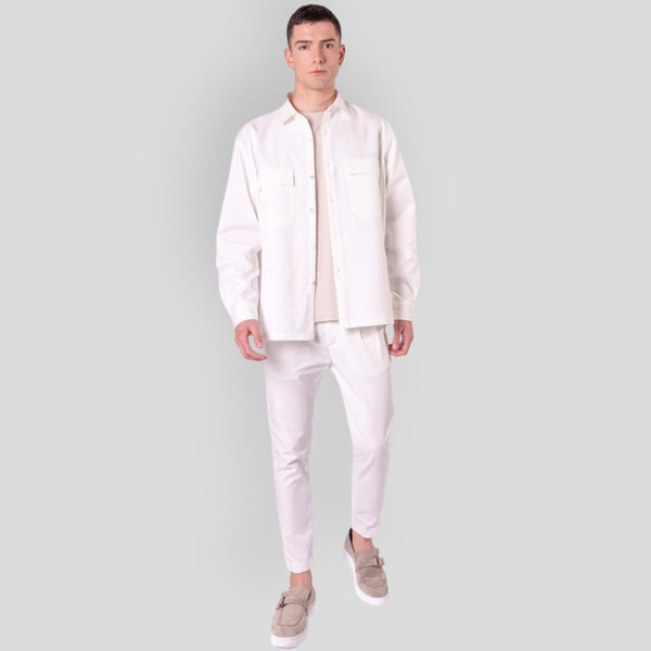 Premium Royal Denim Sakai-5057/1/2 Πουκάμισο Λευκό S/S