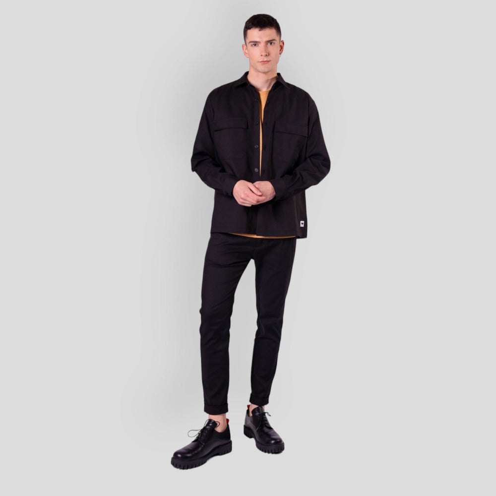 Premium Royal Denim RAVENNA-2179 Chinos Μαύρο S/S