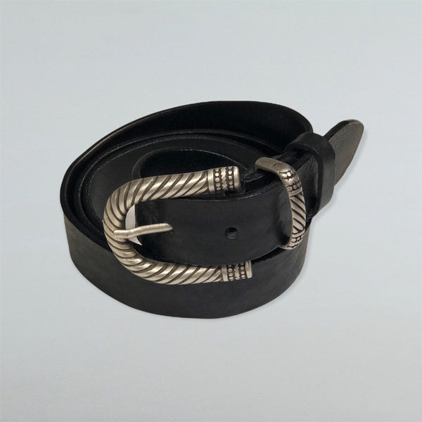 Brunotenca B197Western Ζώνη Μαύρη F/W