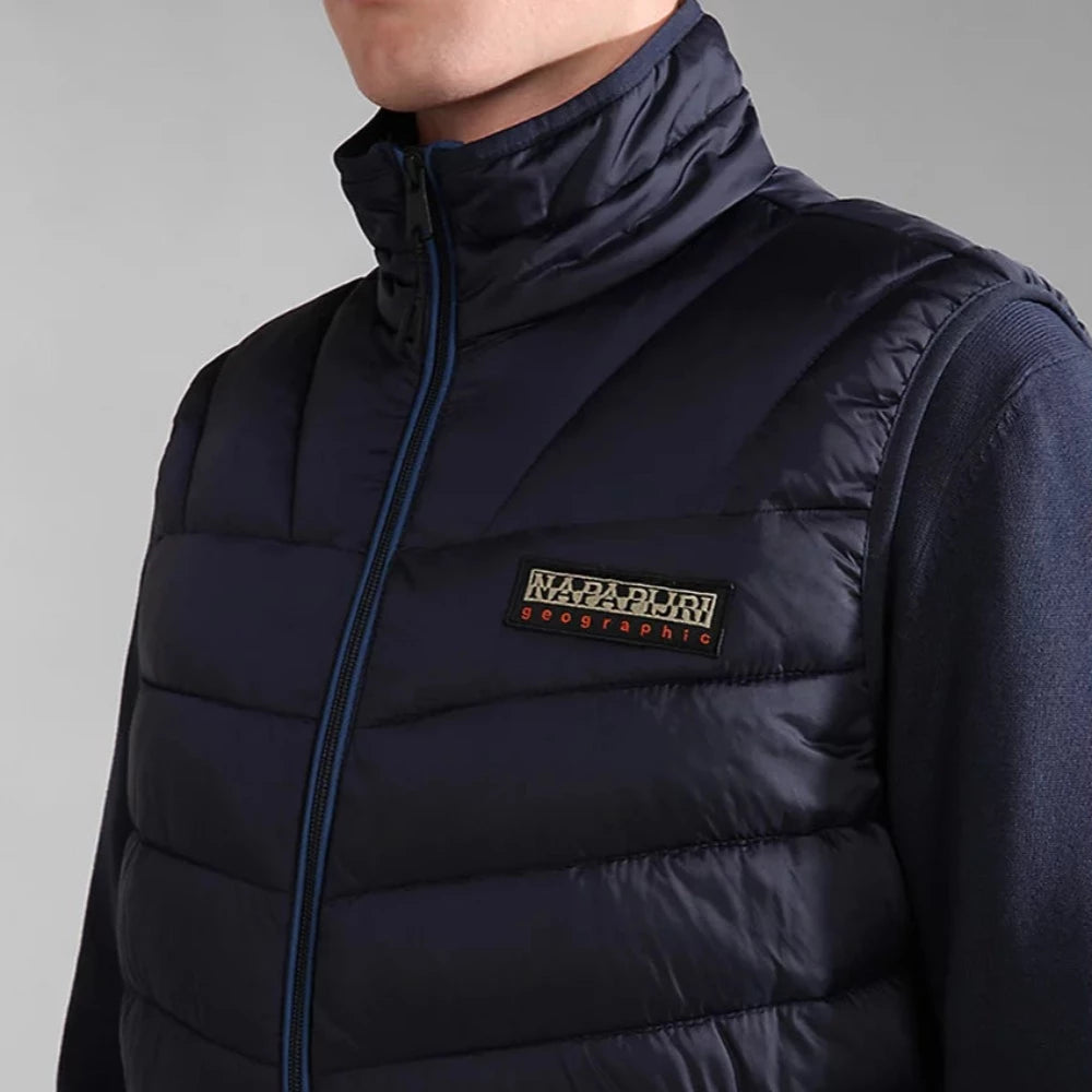 Napapijri AERONS VEST 2 NP0AFPW1761 Sleeveless Jacket Blue F / W