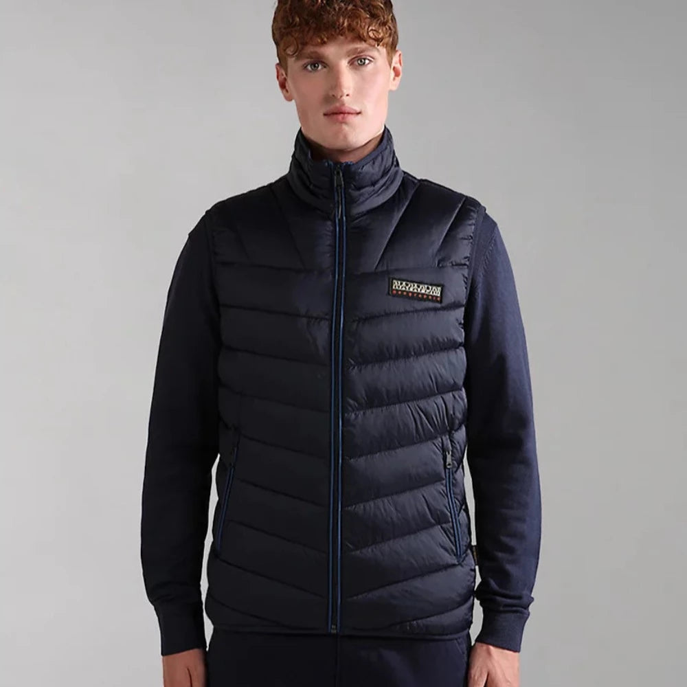 Napapijri AERONS VEST 2 NP0AFPW1761 Sleeveless Jacket Blue F / W