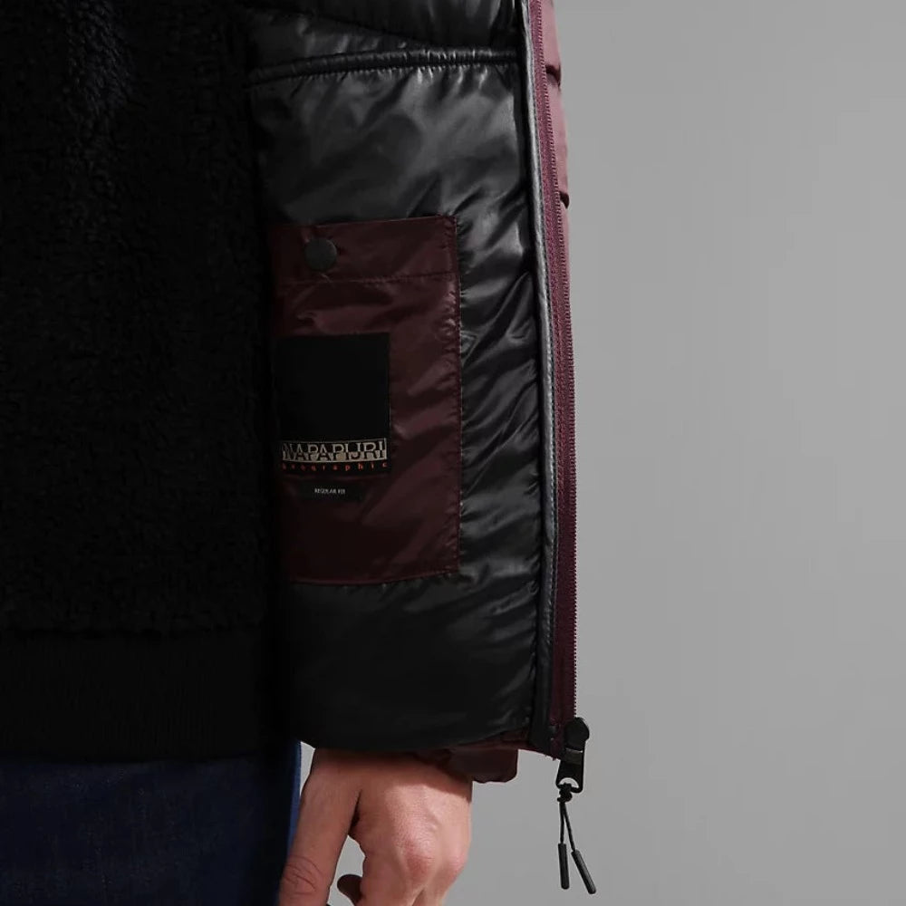 Napapijri Aerons Hood 3 NP0A4GJORE71 Μπουφάν Μπορντό  F/W