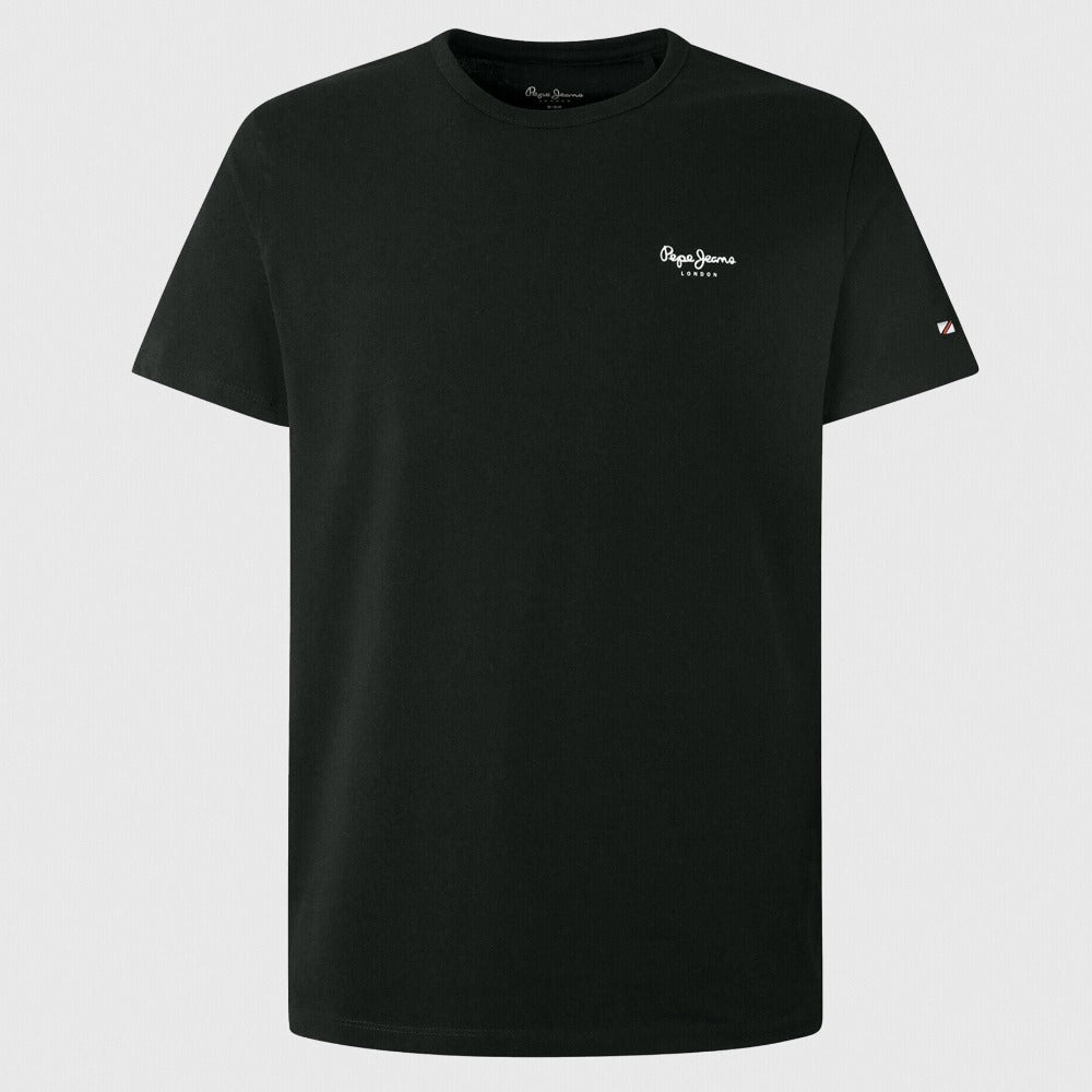PEPE ORIGINAL BASIC 3 N  PM508212/999 T-Shirt Μαύρο