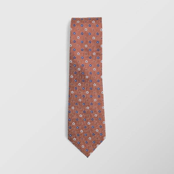 Stefano&Mario Tie-07 Γραβάτα Καφέ