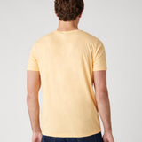 Wrangler LOGO TEE LOVELY MANGO W742FKA11 T-shirt Κίτρινο S/S
