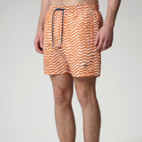 Napapijri VAIL 4 ZIGZAG ORANGE NP0A4F7KF3T1 Swimsuit Multicolor S / S