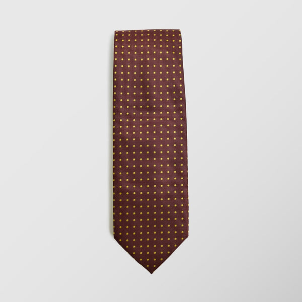 Stefano&Mario Tie-11 Γραβάτα Καφέ