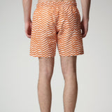 Napapijri VAIL 4 ZIGZAG ORANGE NP0A4F7KF3T1 Swimsuit Multicolor S / S